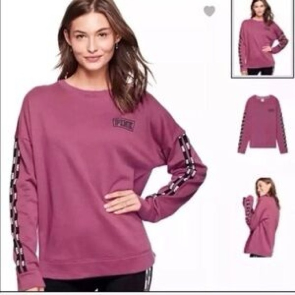 Pink pullover. gently used. Size small.